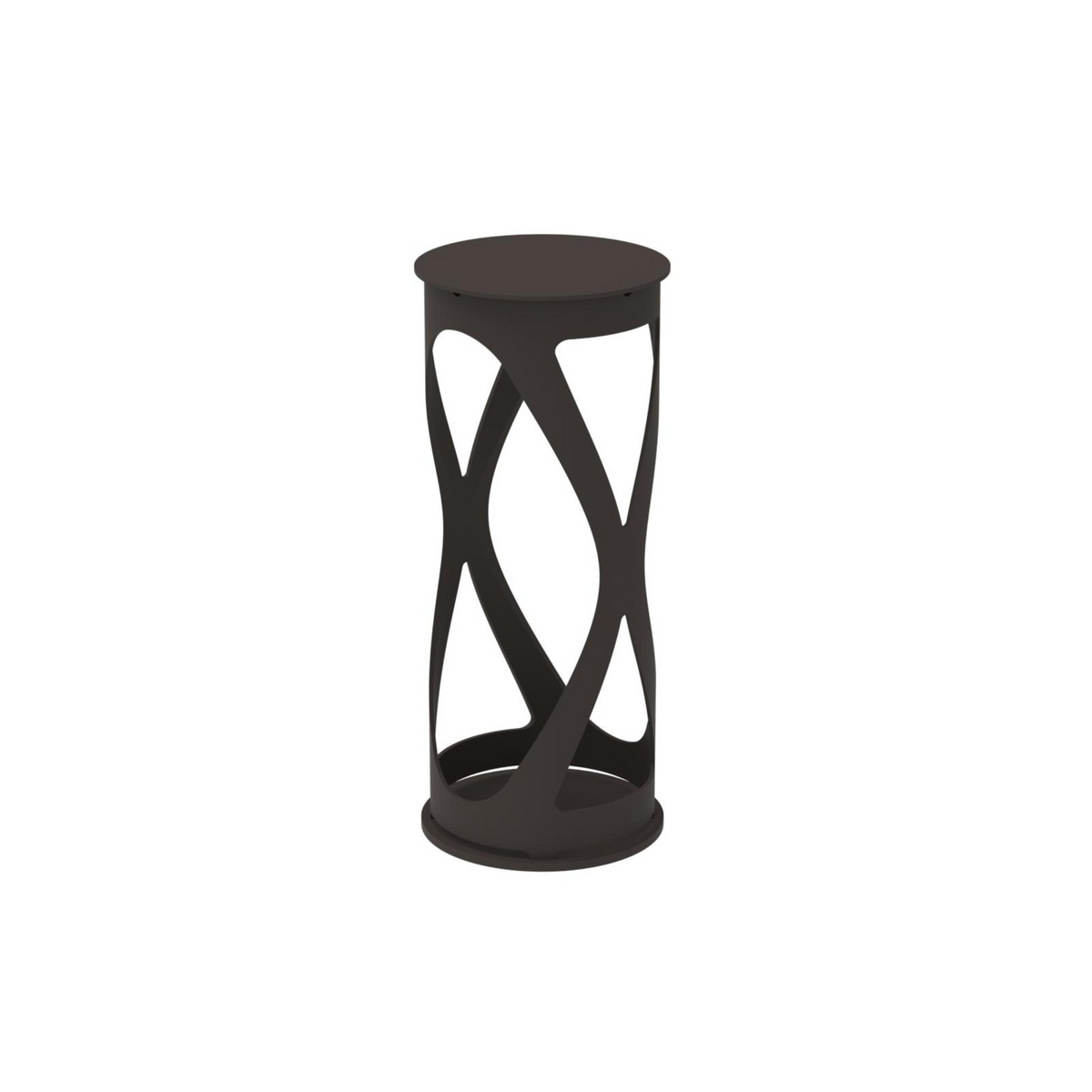 Lampada da tavolo in metallo "Luna" ricaricabile da esterno cm 12x12 26h