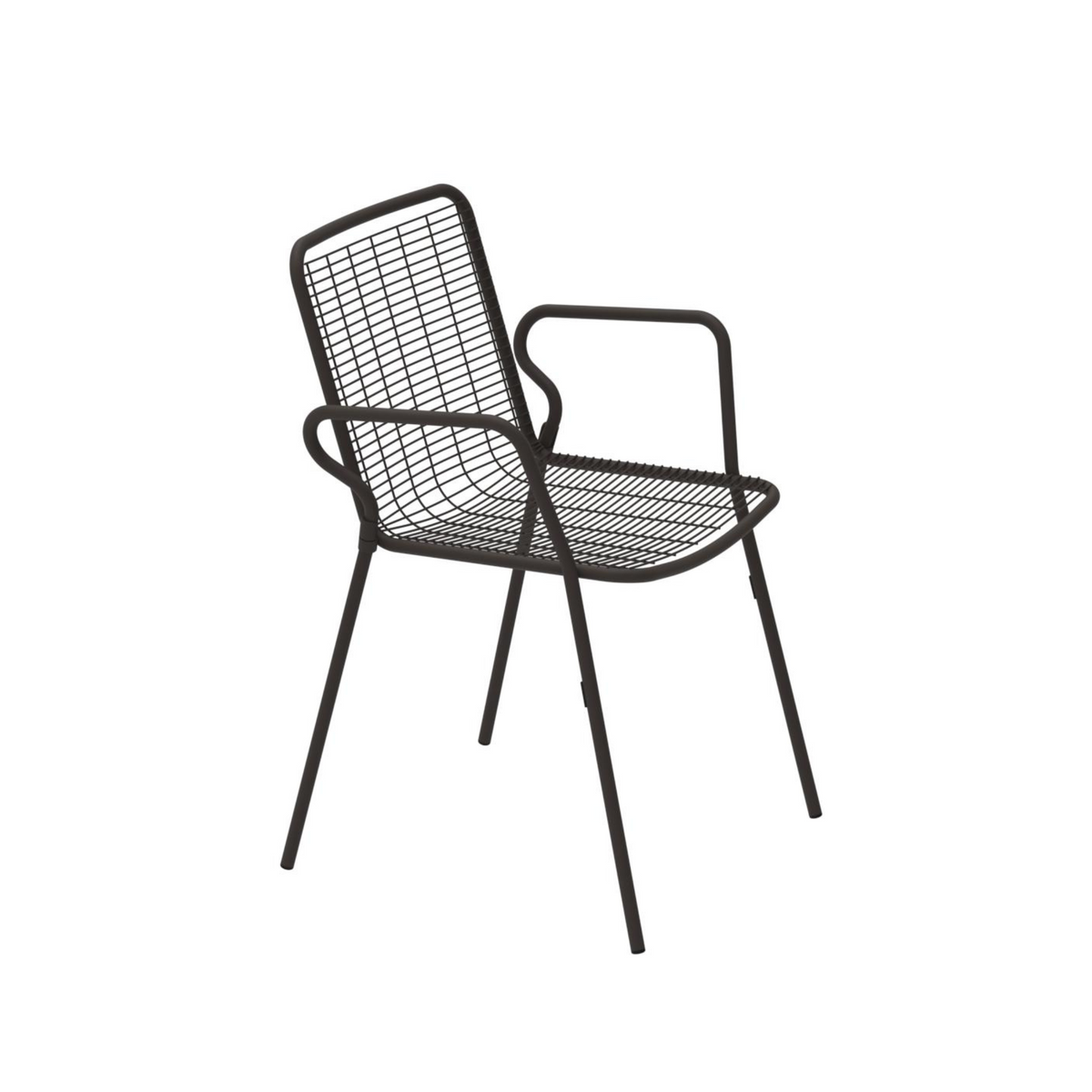 Sedie impilabili "Roma" in metallo verniciato a polvere cm 54x60 84h