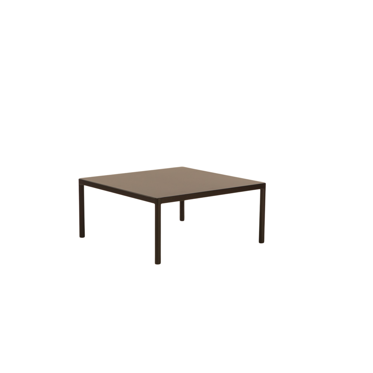 Tavolo basso in metallo "Miami" tavolino da caffè per giardino cm 80x80 35h