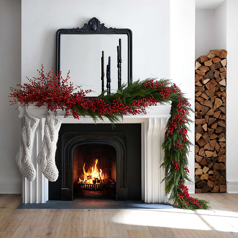 Ghirlanda natalizia Cipresso "Barney" in Pe effetto Real Touch da 270 cm - MondoViro