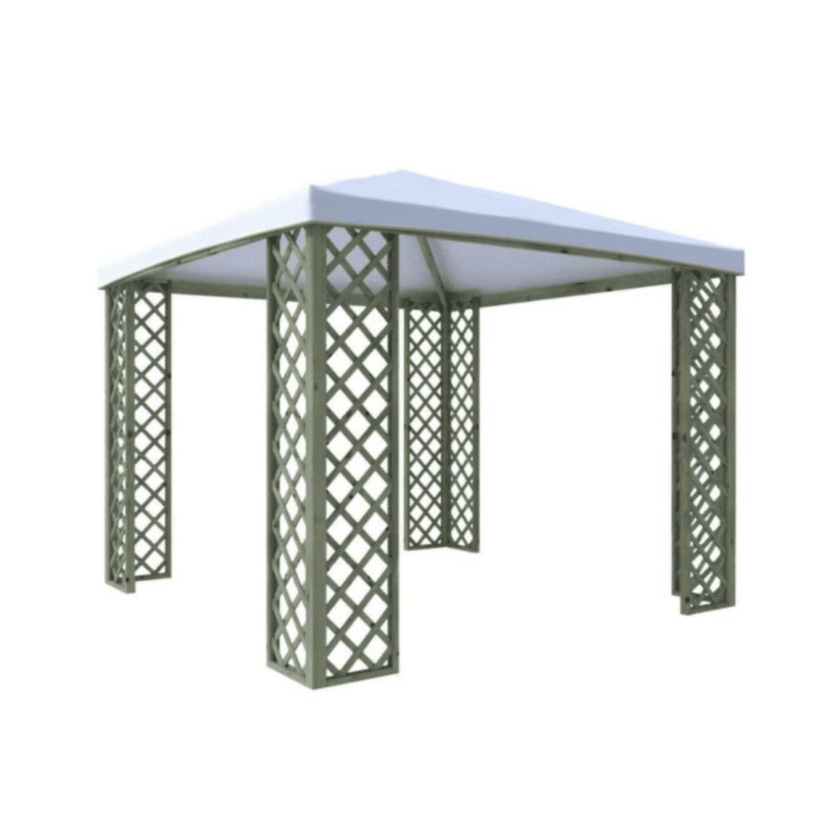 Telo in PVC per gazebo bordo dritto - MondoViro