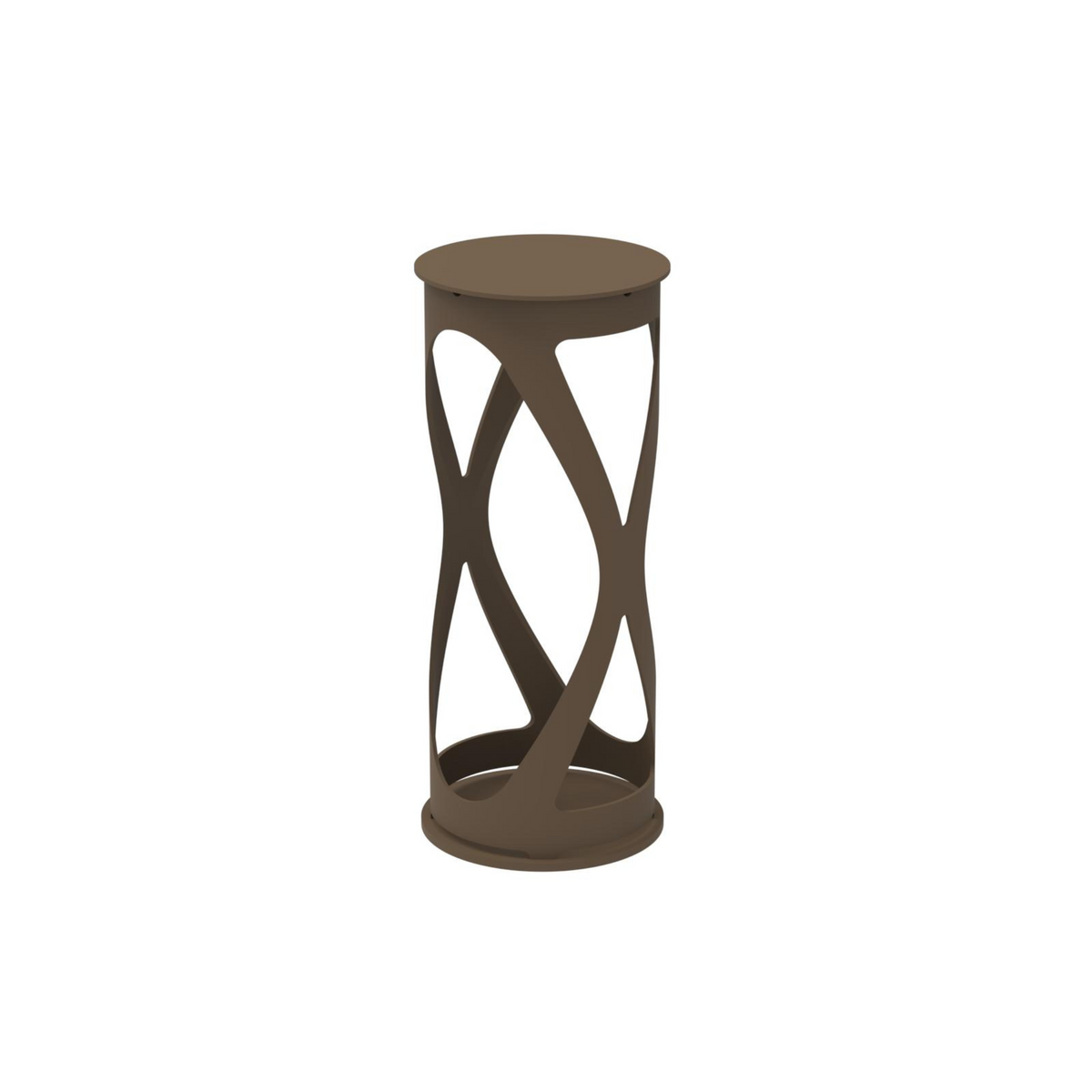 Lampada da tavolo in metallo "Luna" ricaricabile da esterno cm 12x12 26h