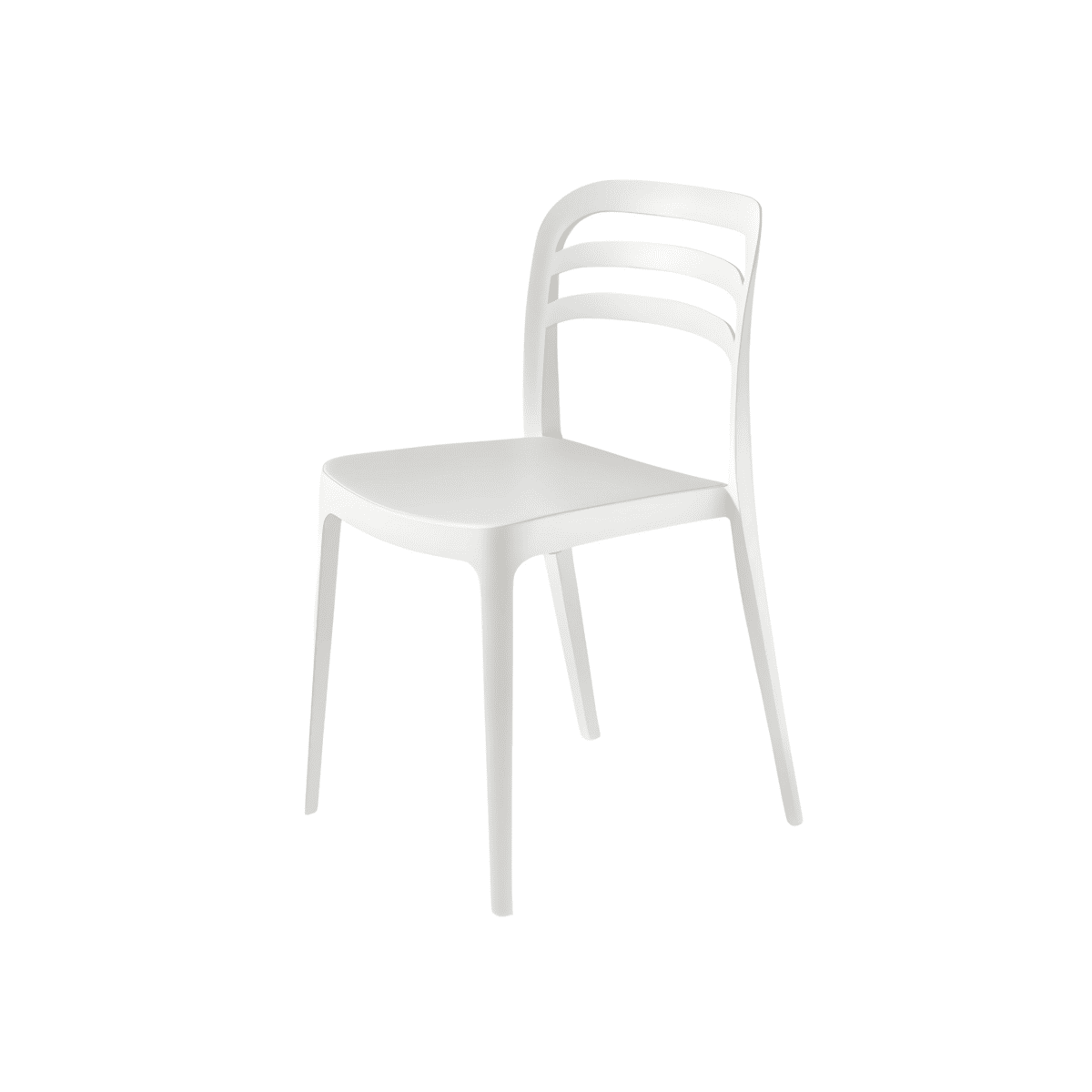 Set di sedie da pranzo "Guapa" in polipropilene cm 50x51 82h - MondoViro