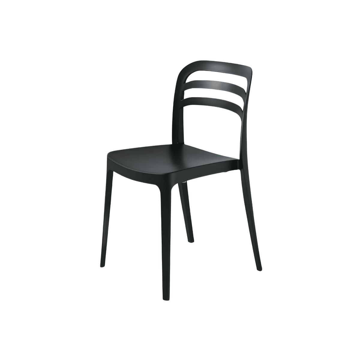 Set di sedie da pranzo "Guapa" in polipropilene cm 50x51 82h - MondoViro