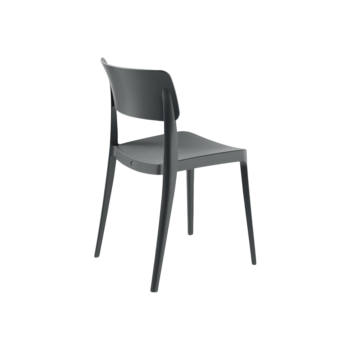 Set sedia impilabili "Maribela" in polipropilene cm 50x51 81h - MondoViro