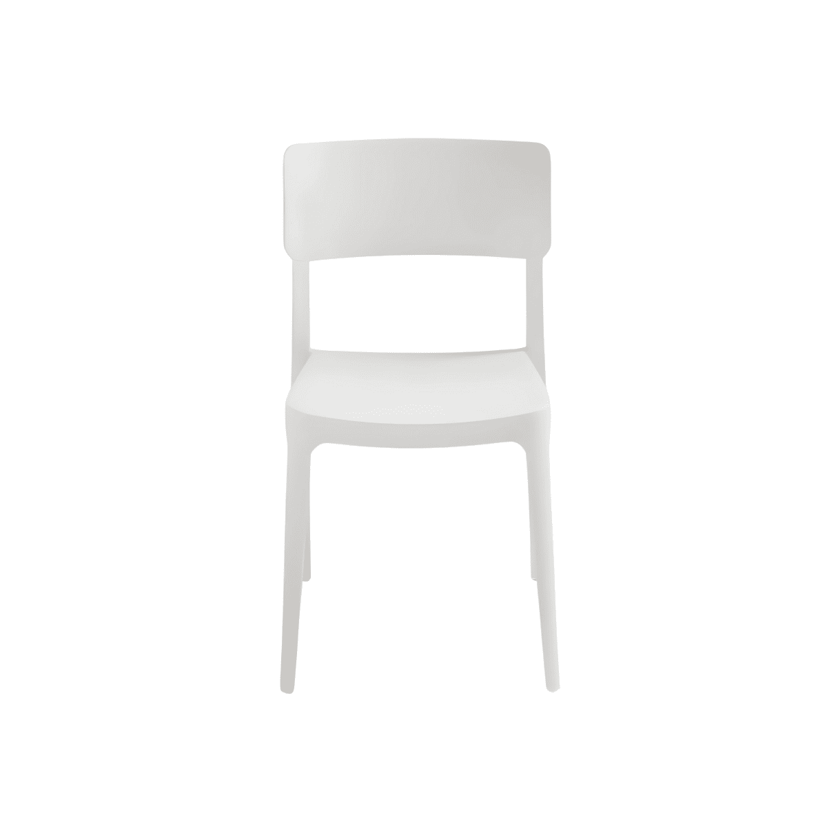 Set sedia impilabili "Maribela" in polipropilene cm 50x51 81h - MondoViro