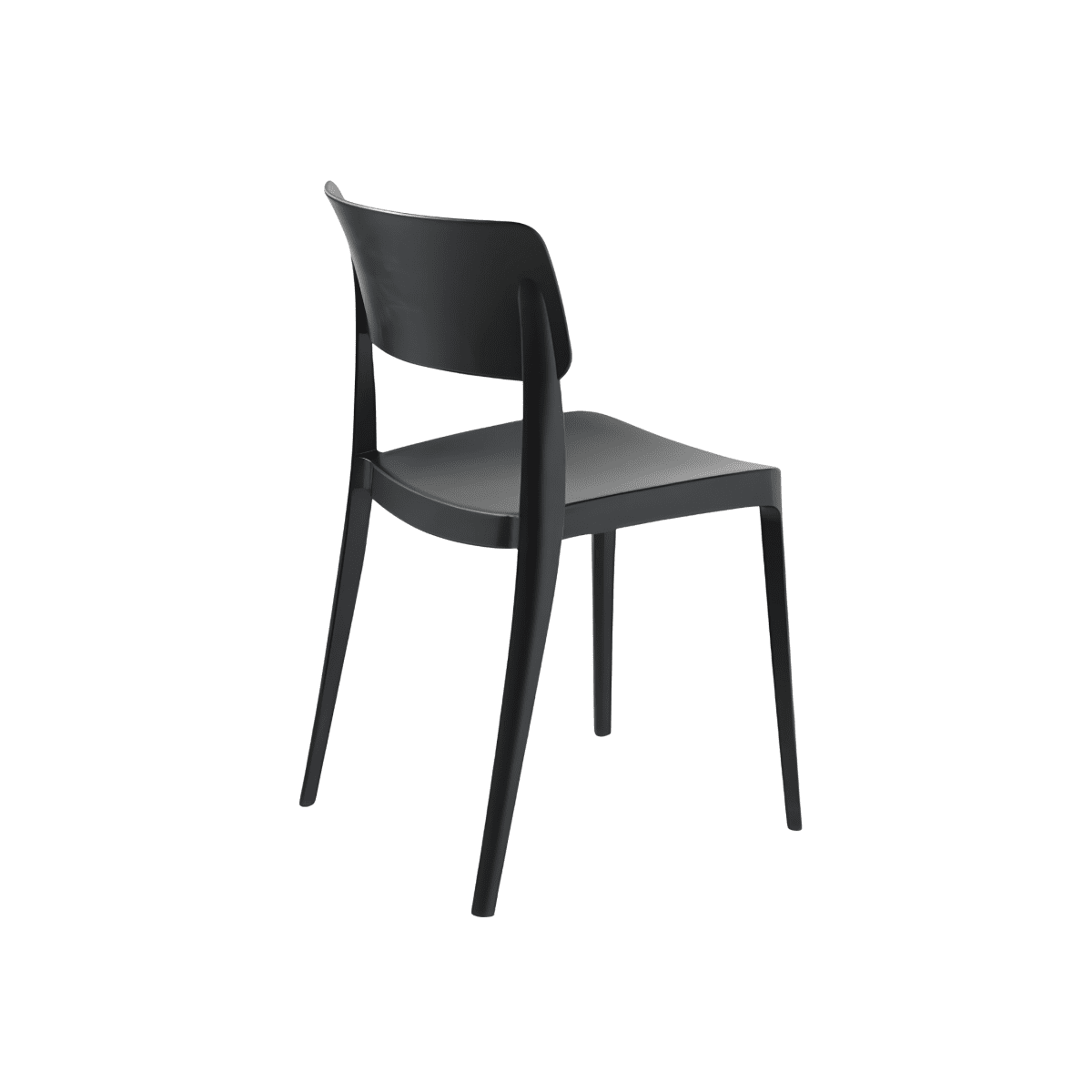 Set sedia impilabili "Maribela" in polipropilene cm 50x51 81h - MondoViro