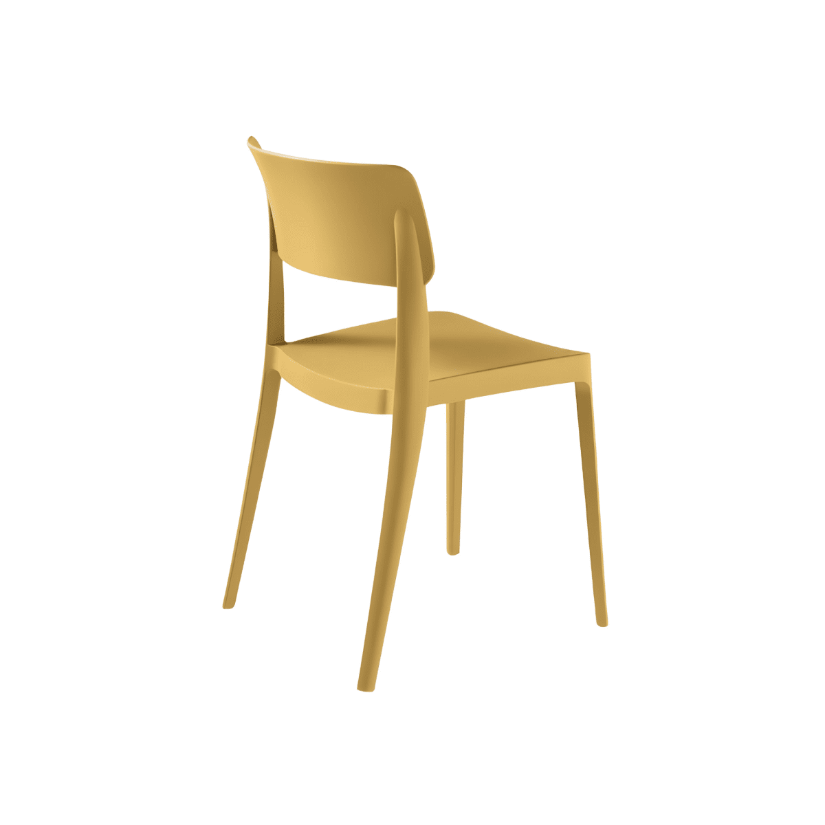 Set sedia impilabili "Maribela" in polipropilene cm 50x51 81h - MondoViro
