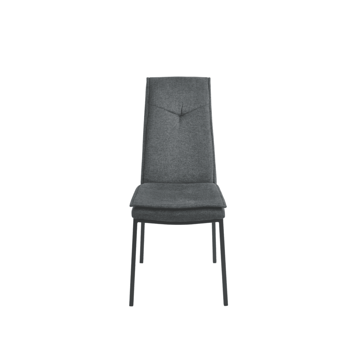 Set di sedie da pranzo "Lymba" imbottite con struttura in metallo cm 45x60 98h - MondoViro