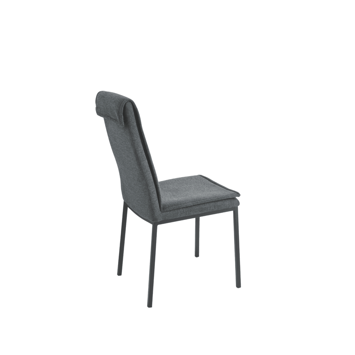 Set di sedie da pranzo "Lymba" imbottite con struttura in metallo cm 45x60 98h - MondoViro