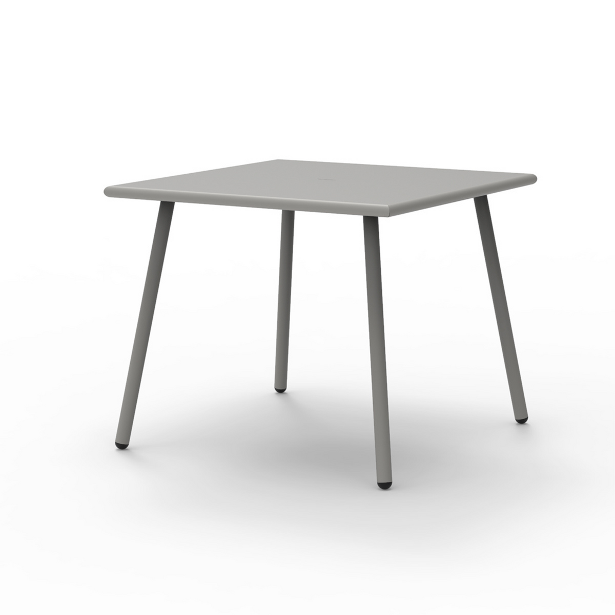 Tavolo fisso quadrato "Roma12" in metallo verniciato da giardino cm 90x90 75h