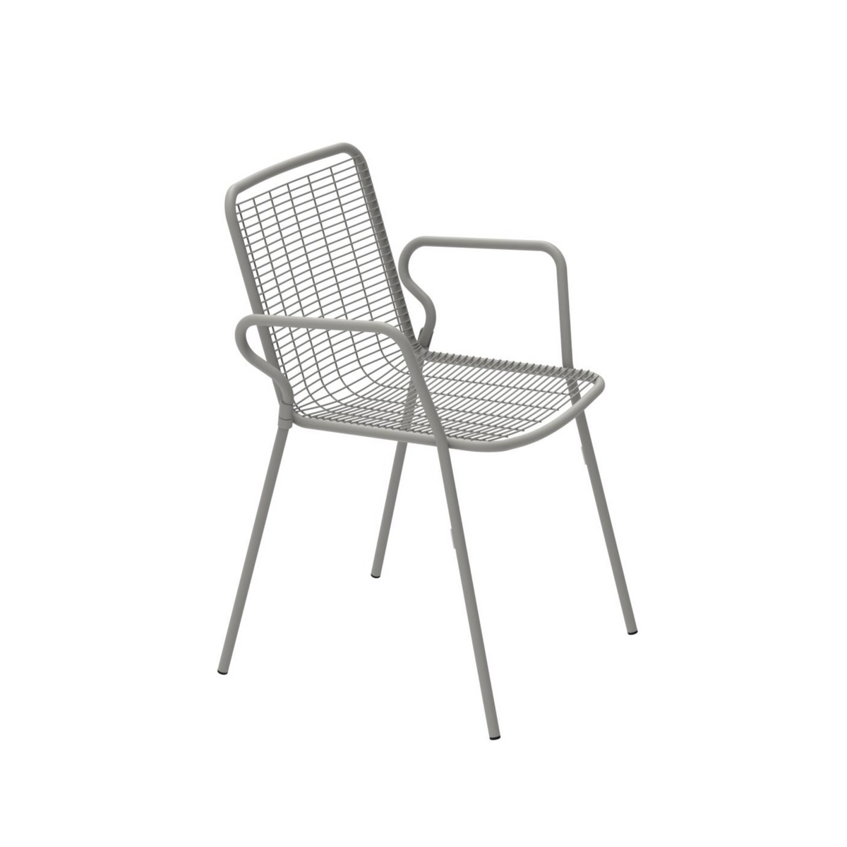 Sedie impilabili "Roma" in metallo verniciato a polvere cm 54x60 84h