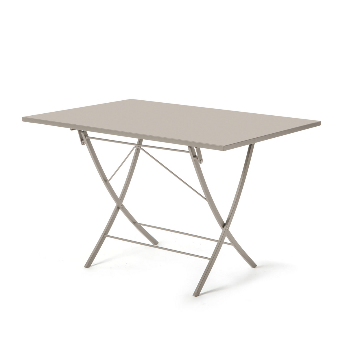 Tavolo pieghevole in metallo zincato "Vegas" per giardino h 75 cm