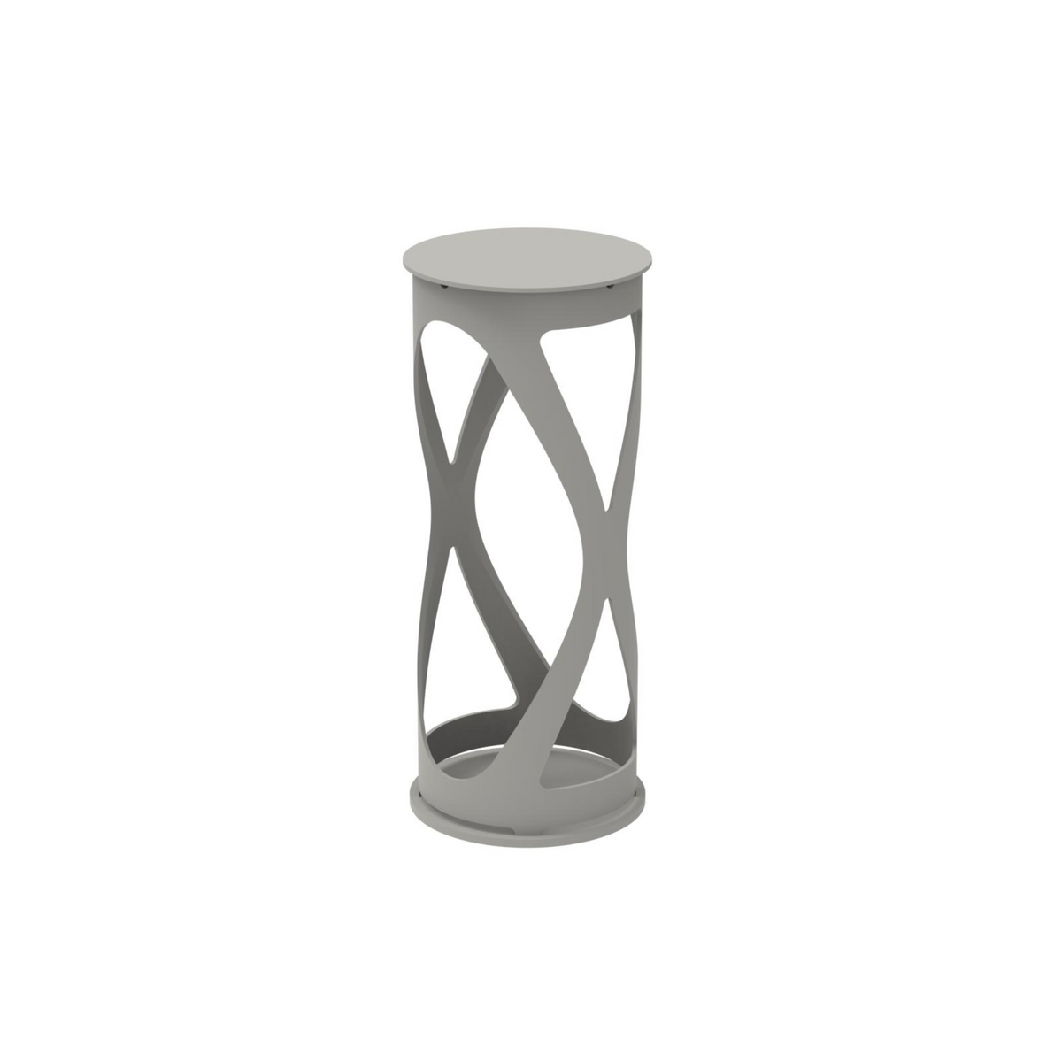 Lampada da tavolo in metallo "Luna" ricaricabile da esterno cm 12x12 26h