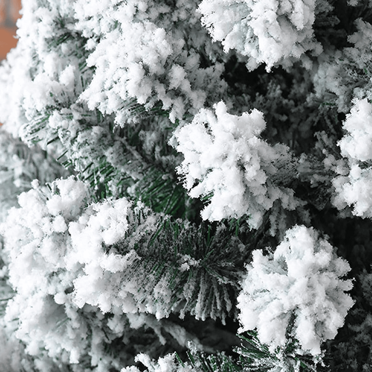 Albero di Natale innevato "Fiocco" in PVC di altissima qualità + Flock - MondoViro