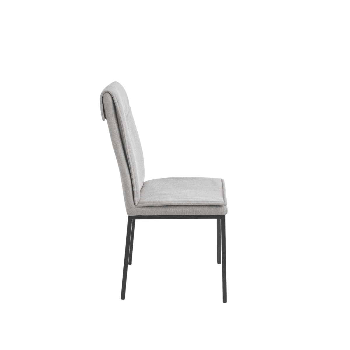 Set di sedie da pranzo "Lymba" imbottite con struttura in metallo cm 45x60 98h - MondoViro