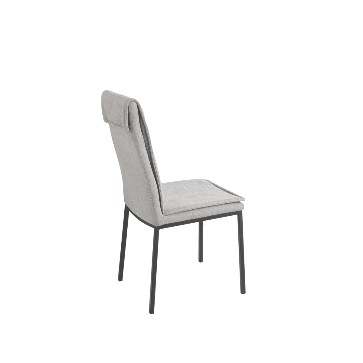 Set di sedie da pranzo "Lymba" imbottite con struttura in metallo cm 45x60 98h - MondoViro