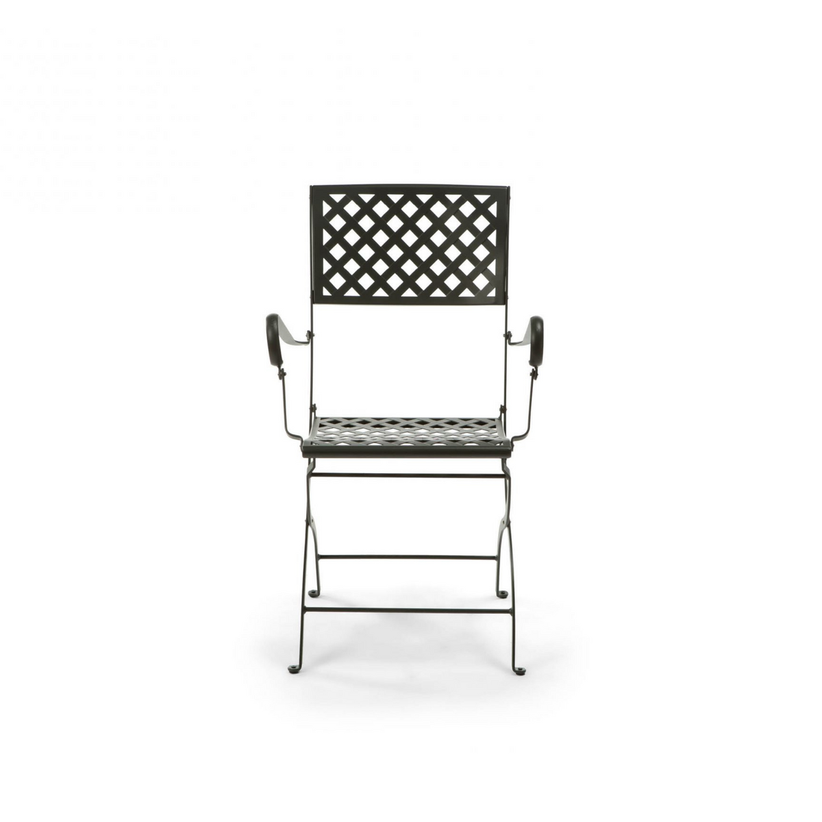 Set di sedie pieghevoli in metallo "Springtime" da giardino cm 52x56 90h