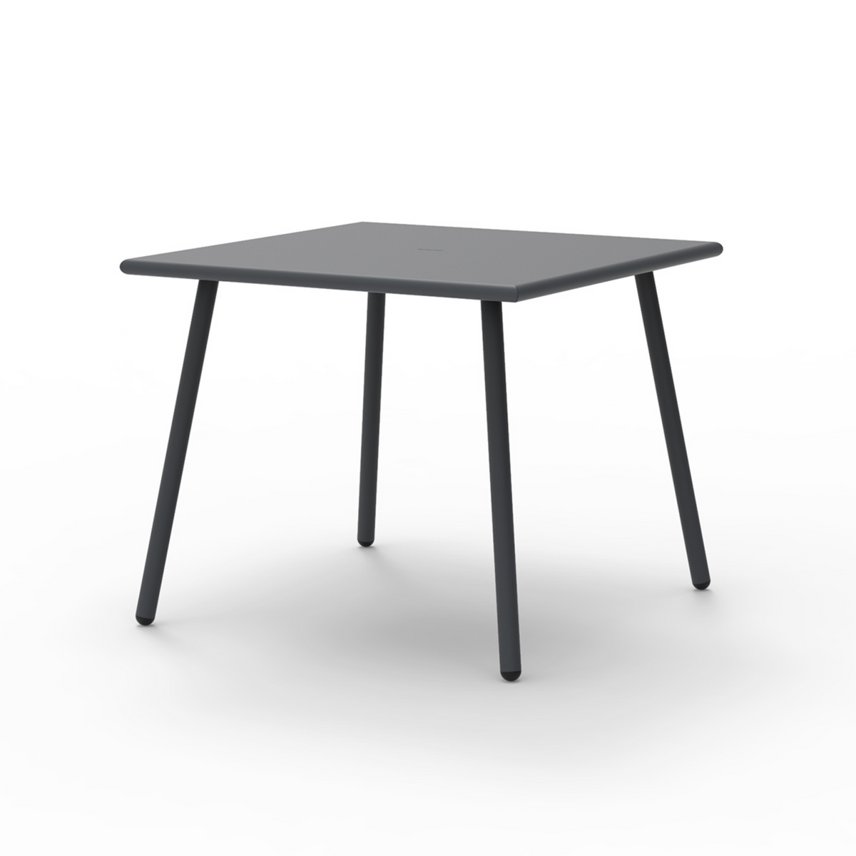 Tavolo fisso quadrato "Roma12" in metallo verniciato da giardino cm 90x90 75h
