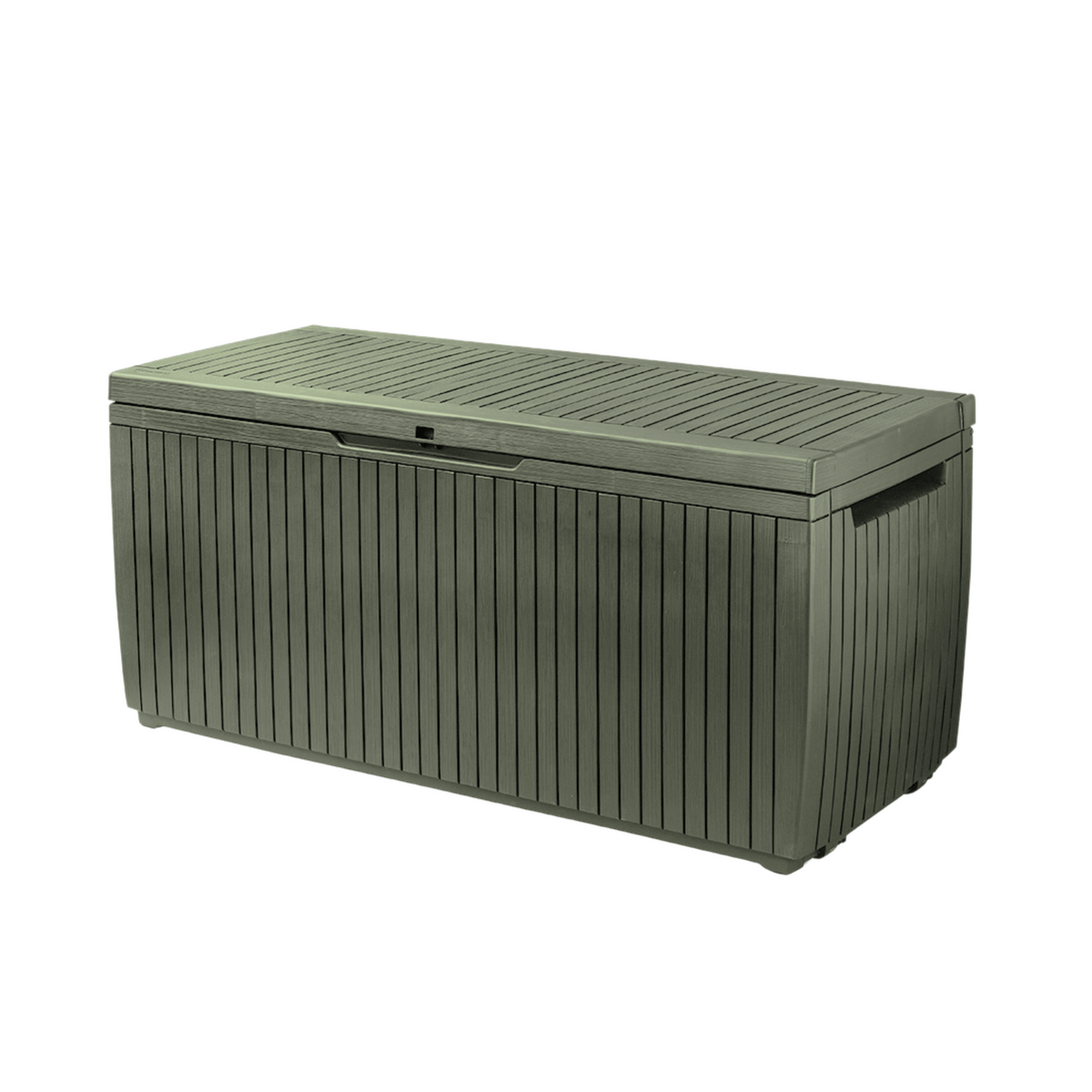 Cassapanca con ruote in resina multiuso  "Coral" cm 123x53,5 57h