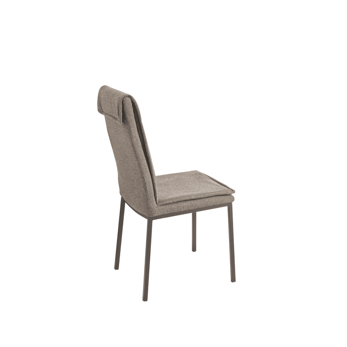 Set di sedie da pranzo "Lymba" imbottite con struttura in metallo cm 45x60 98h - MondoViro
