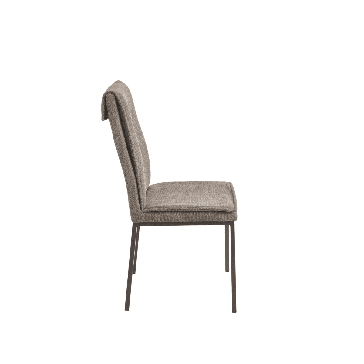 Set di sedie da pranzo "Lymba" imbottite con struttura in metallo cm 45x60 98h - MondoViro