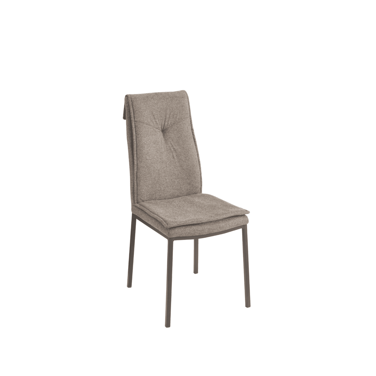 Set di sedie da pranzo "Lymba" imbottite con struttura in metallo cm 45x60 98h - MondoViro