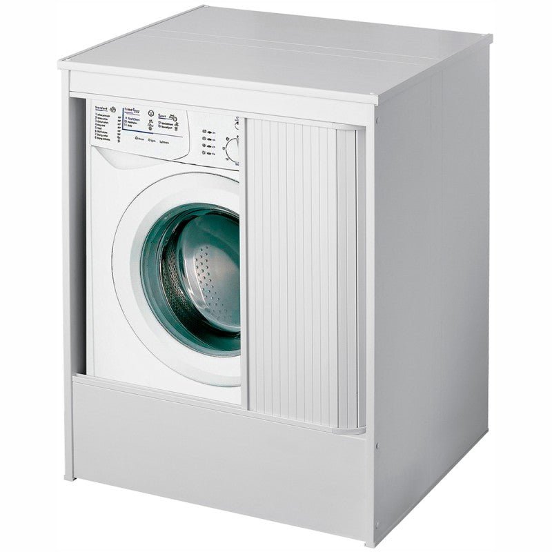 Mobile coprilavatrice in pvc"system01" apertura a serrandina piedini regolabili 65x70 94h - MondoViro