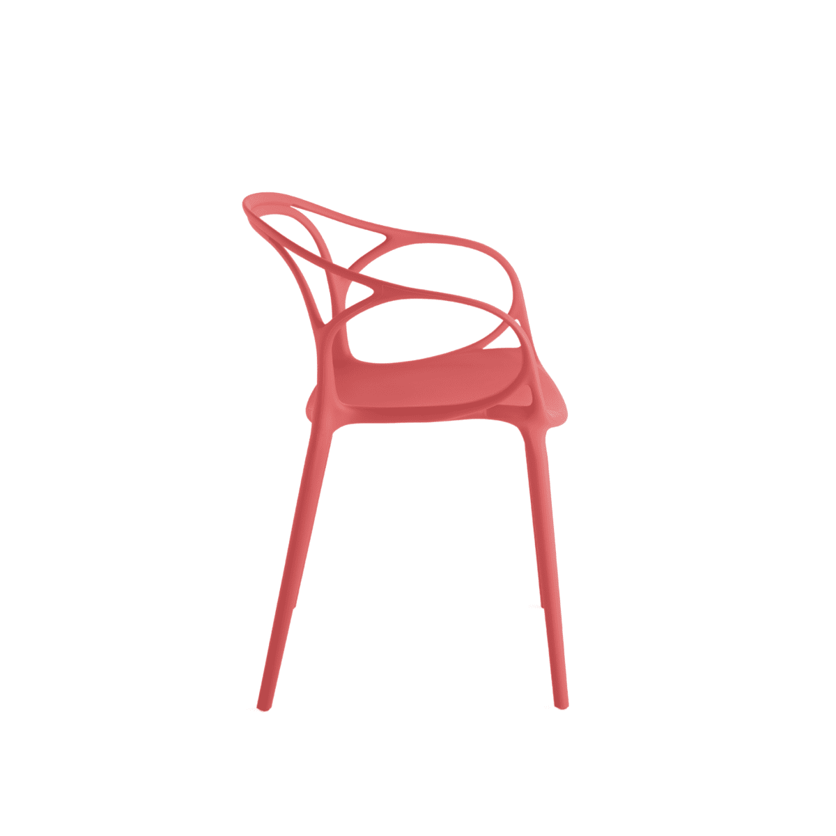 Set di sedie moderne "Mistral" da pranzo in polipropilene versatili cm 57x55 80h - MondoViro