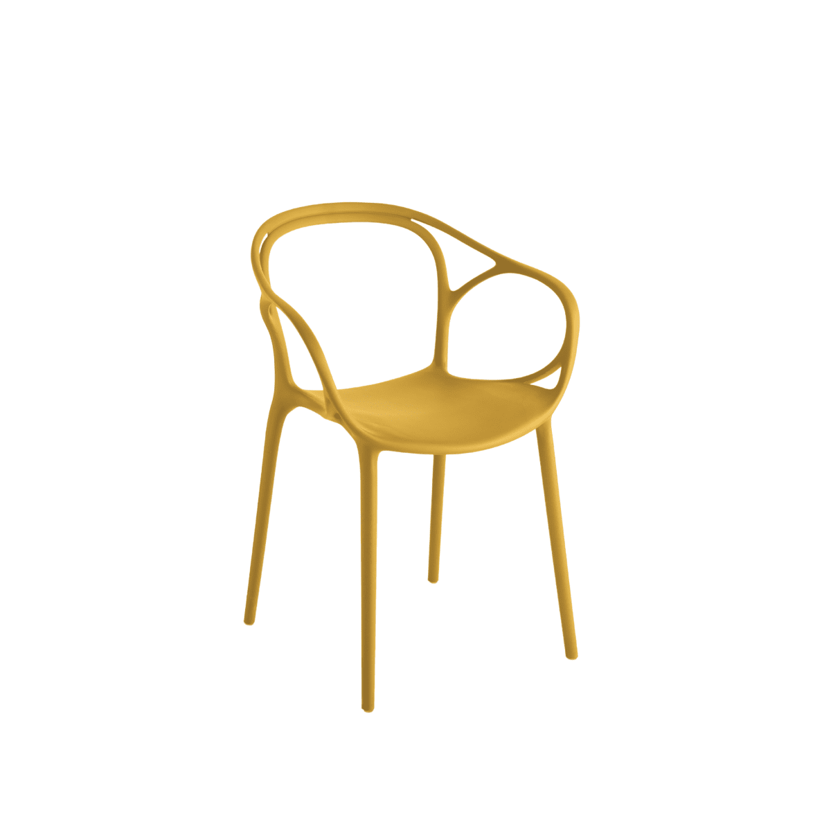 Set di sedie moderne "Mistral" da pranzo in polipropilene versatili cm 57x55 80h - MondoViro