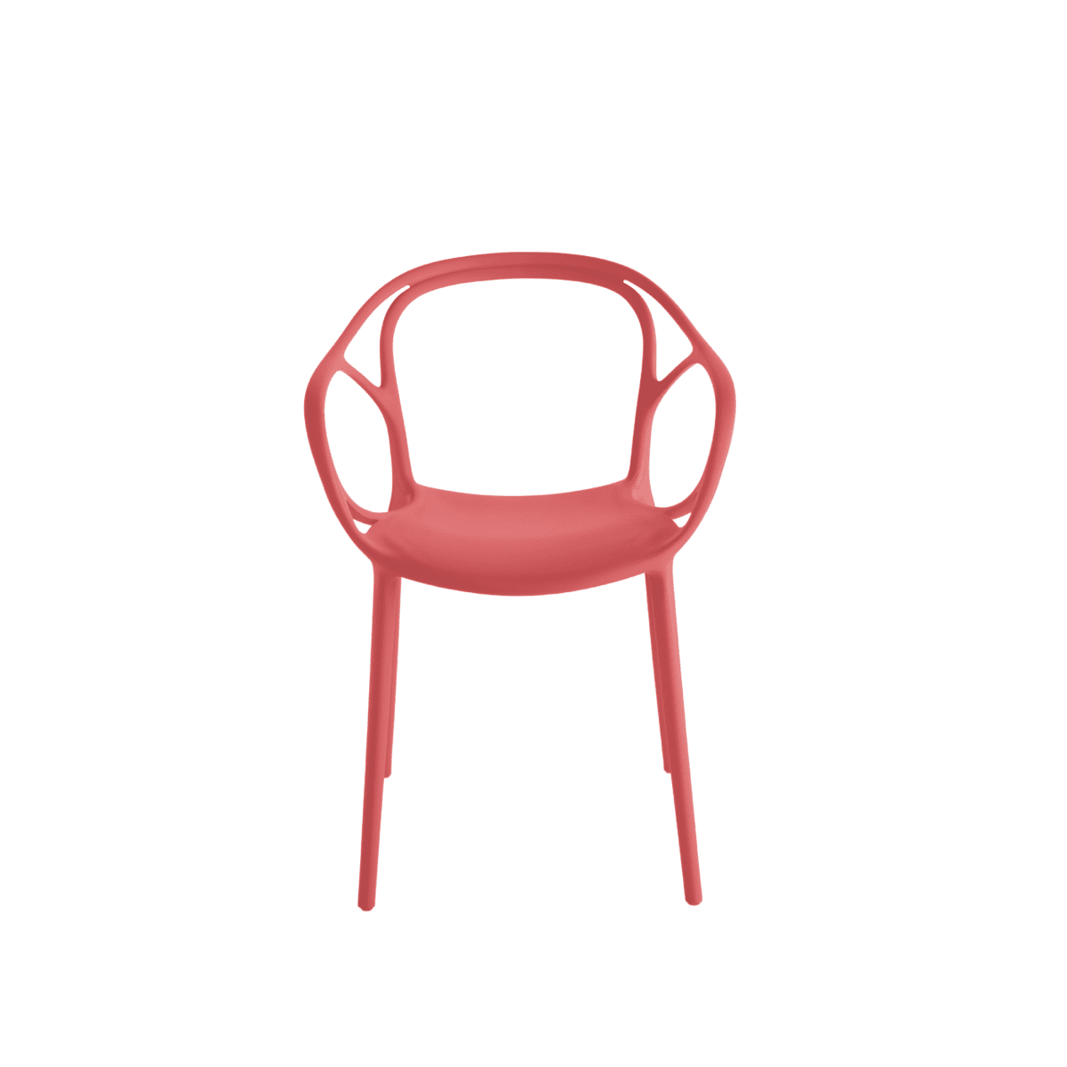 Set di sedie moderne "Mistral" da pranzo in polipropilene versatili cm 57x55 80h - MondoViro