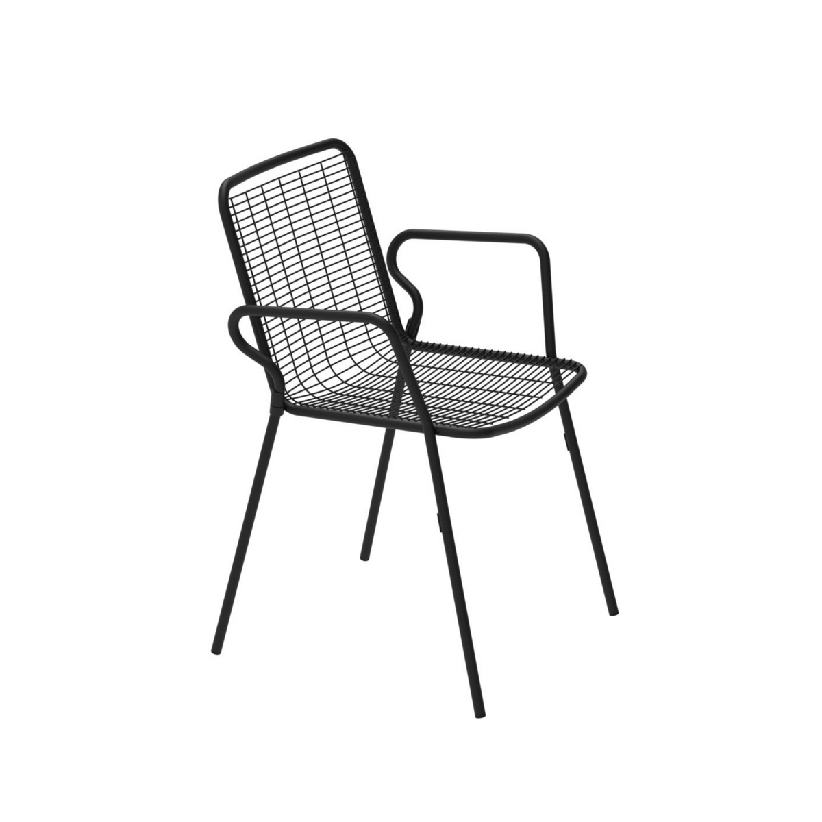 Sedie impilabili "Roma" in metallo verniciato a polvere cm 54x60 84h