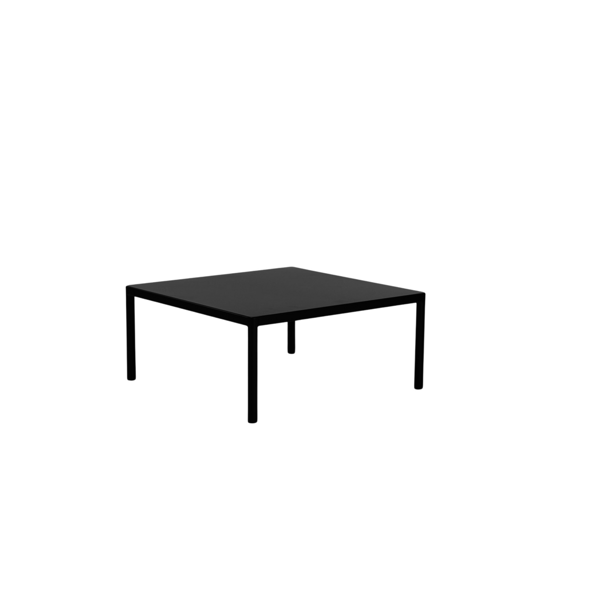 Tavolo basso in metallo "Miami" tavolino da caffè per giardino cm 80x80 35h