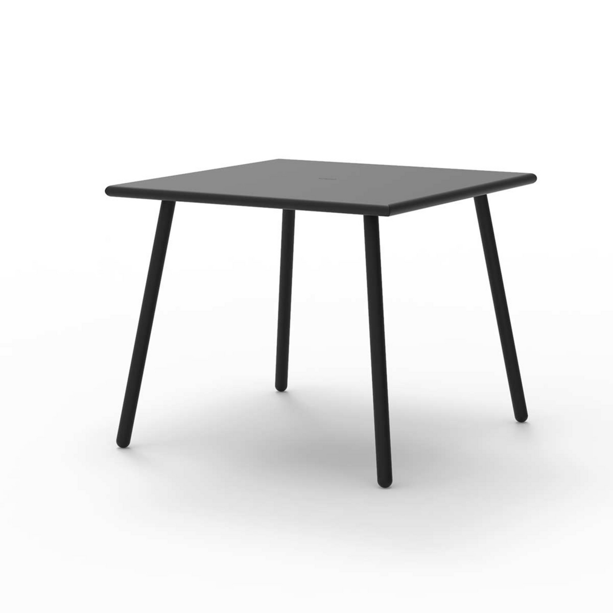 Tavolo fisso quadrato "Roma12" in metallo verniciato da giardino cm 90x90 75h
