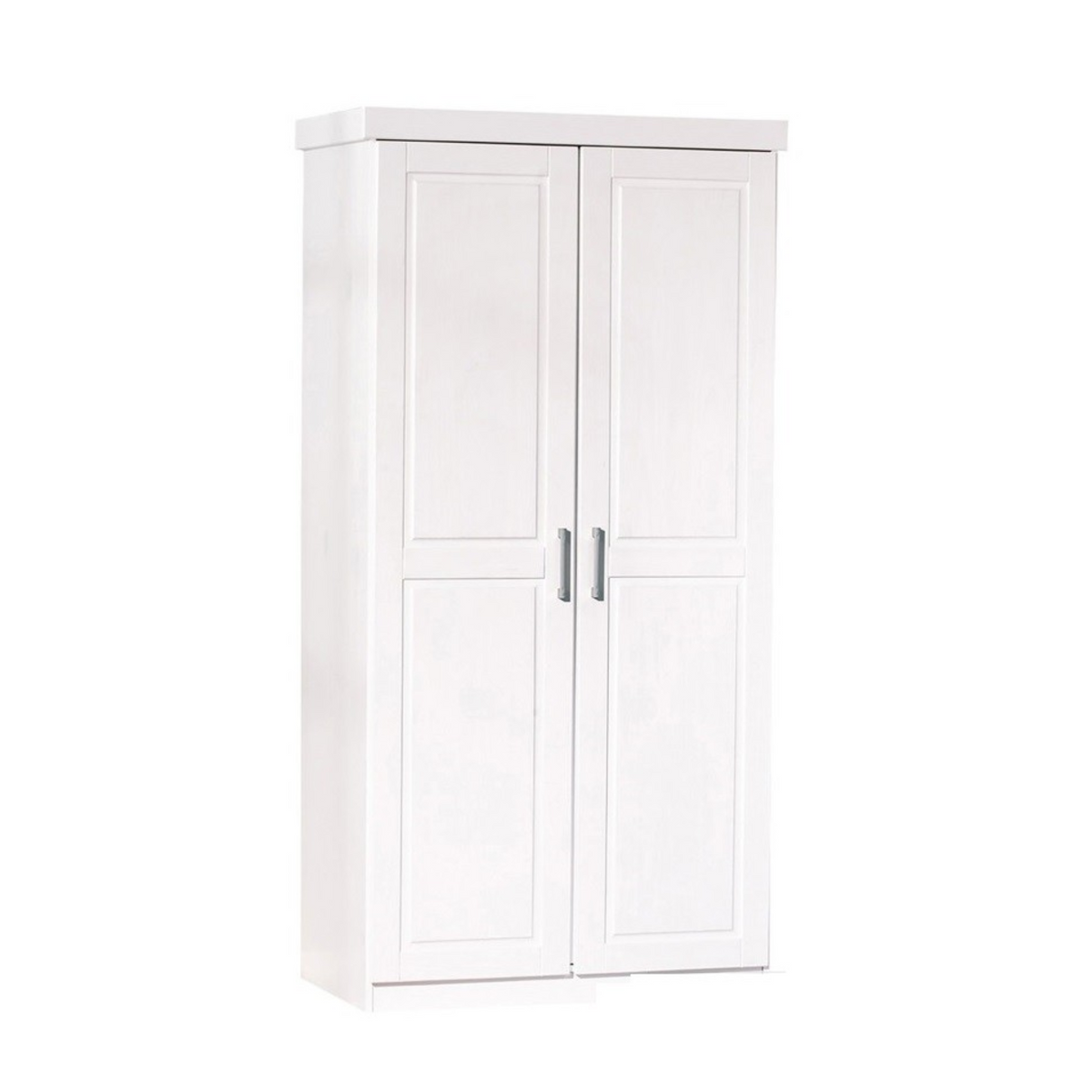 Armadio guardaroba in legno massello E100 a 2 ante cm 95x55 h190