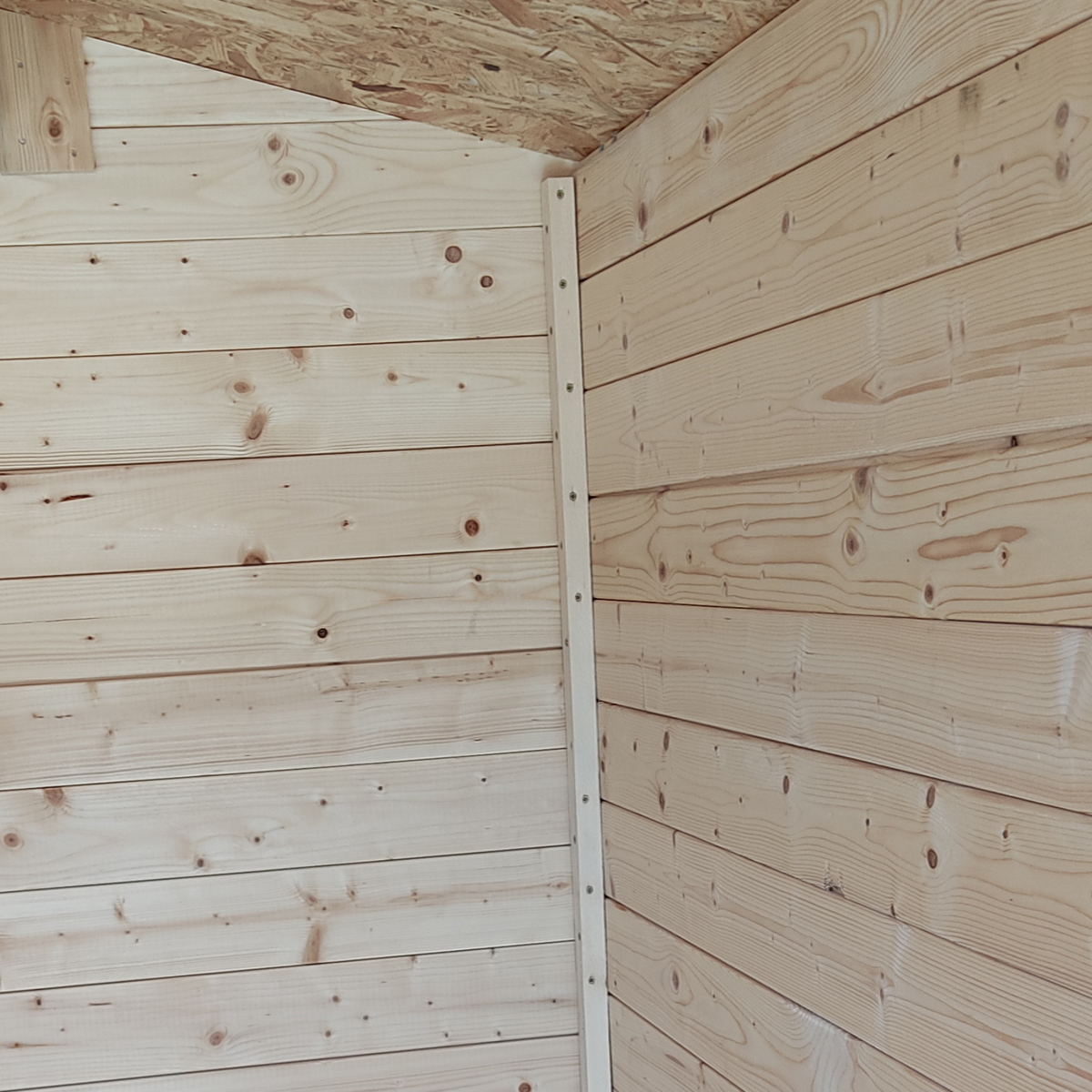 Casetta in legno da giardino doppia porta finestrata "Hobby" cm 200x200  200h