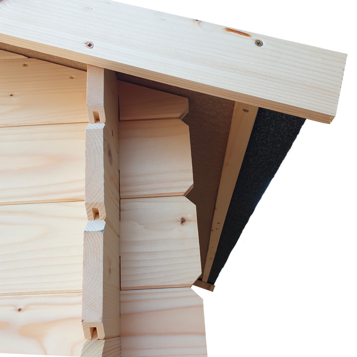 Casetta in legno da giardino doppia porta finestrata "Hobby" cm 200x200  200h
