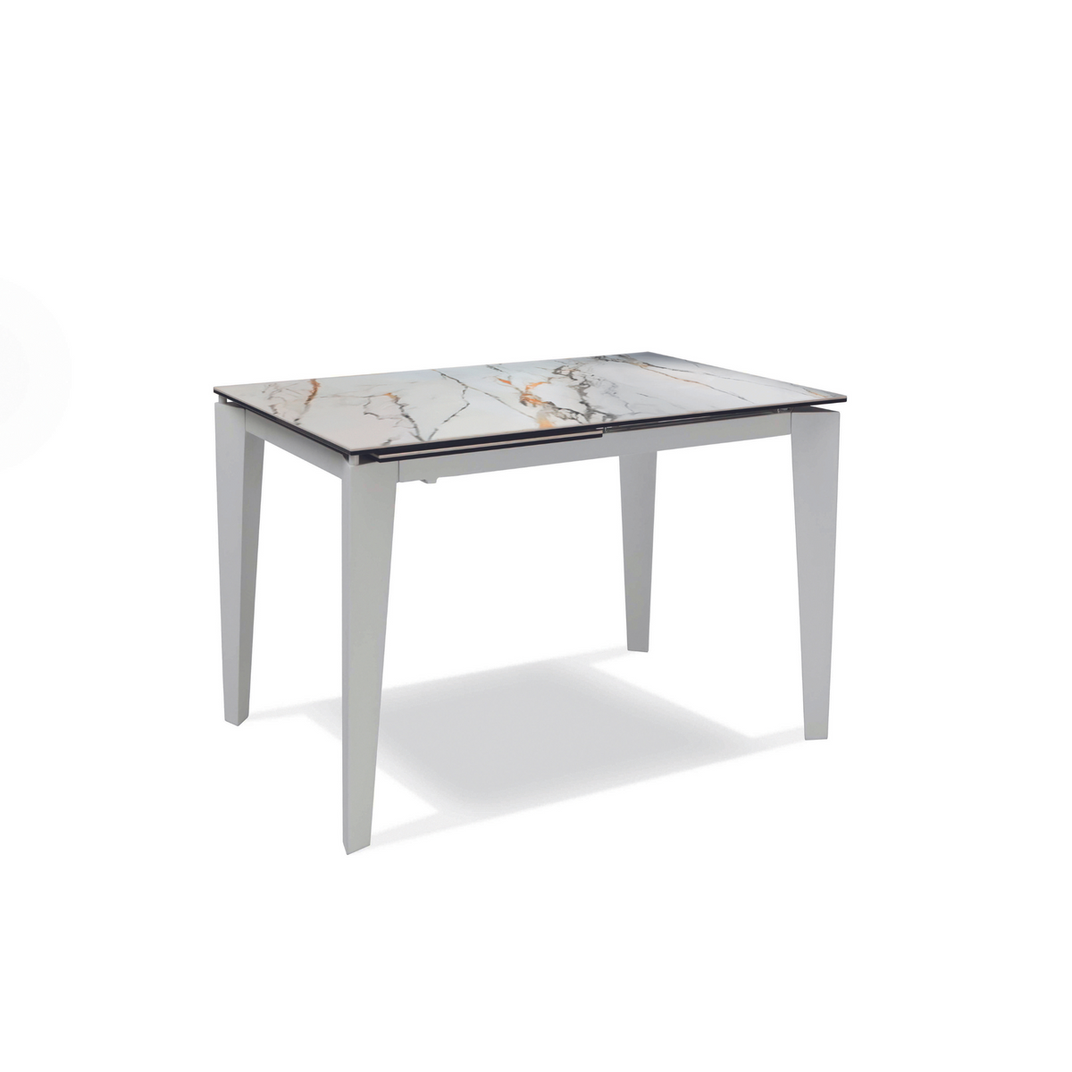 Tavolo moderno allungabile "Fast" con piano in ceramica su vetro temperato