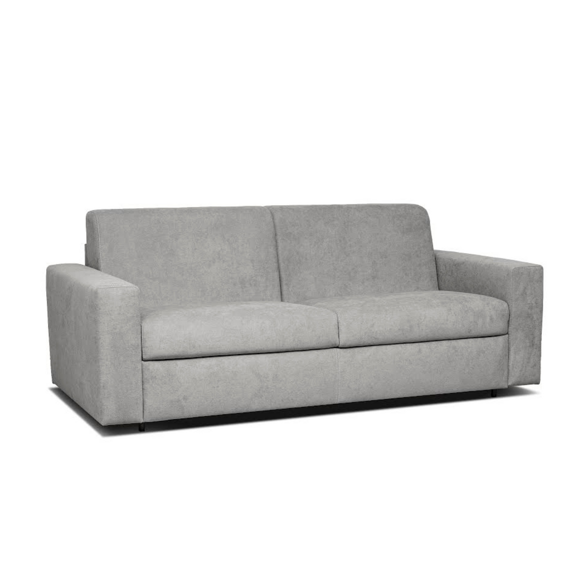Divano letto moderno "Queens" 3 posti microfibra similpelle cm 200x100 82h