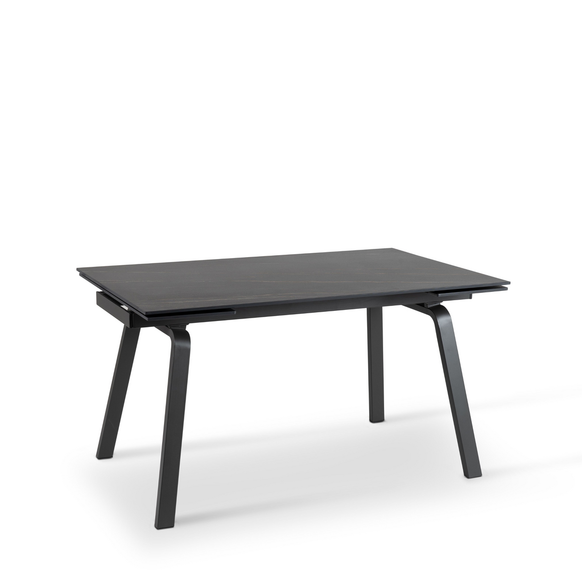Tavolo allungabile "Zante" piano in pietra effetto marmo cm 200x80 76h