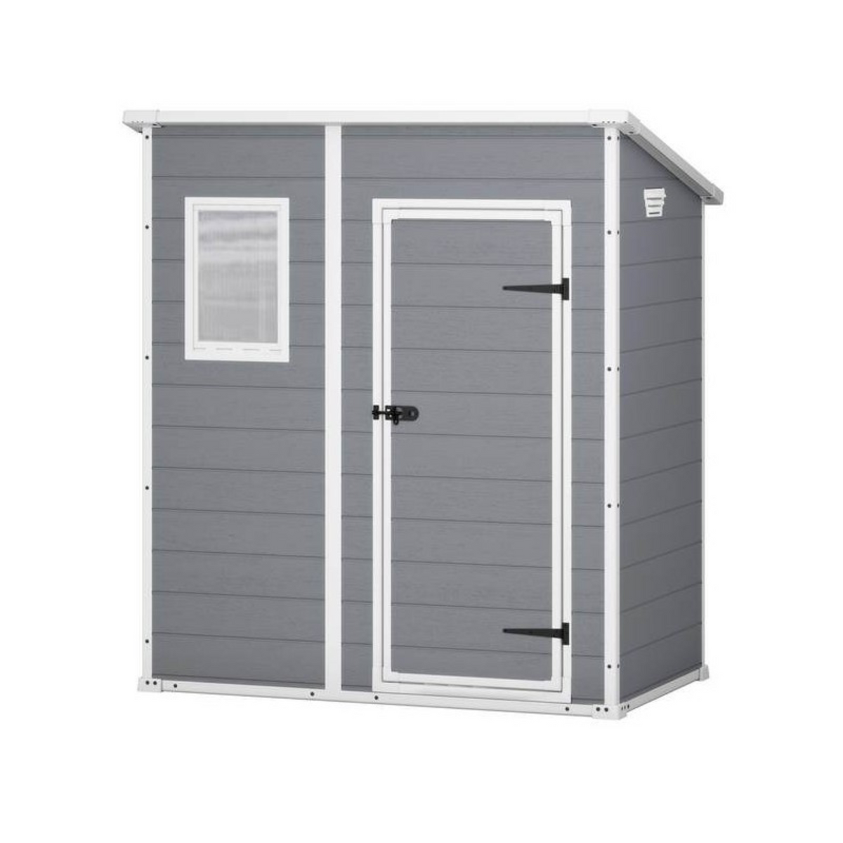 Casetta da giardino in resina "Pent" con finestra frontale cm 184x111 200h