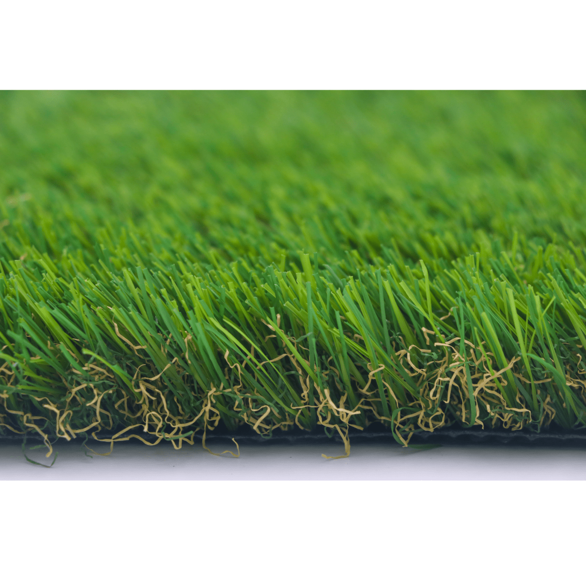 Erba sintetica con fibra gialla per giardino "Happes" tappeto erboso drenante alta qualità - MondoViro