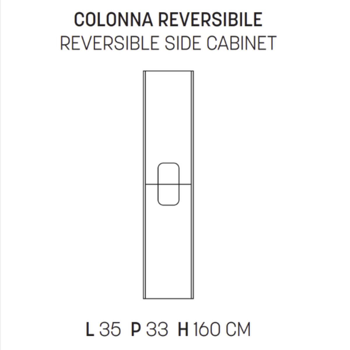Mobile bagno sospeso "Jenna120" 2 cassetti lavabo e specchio con colonna