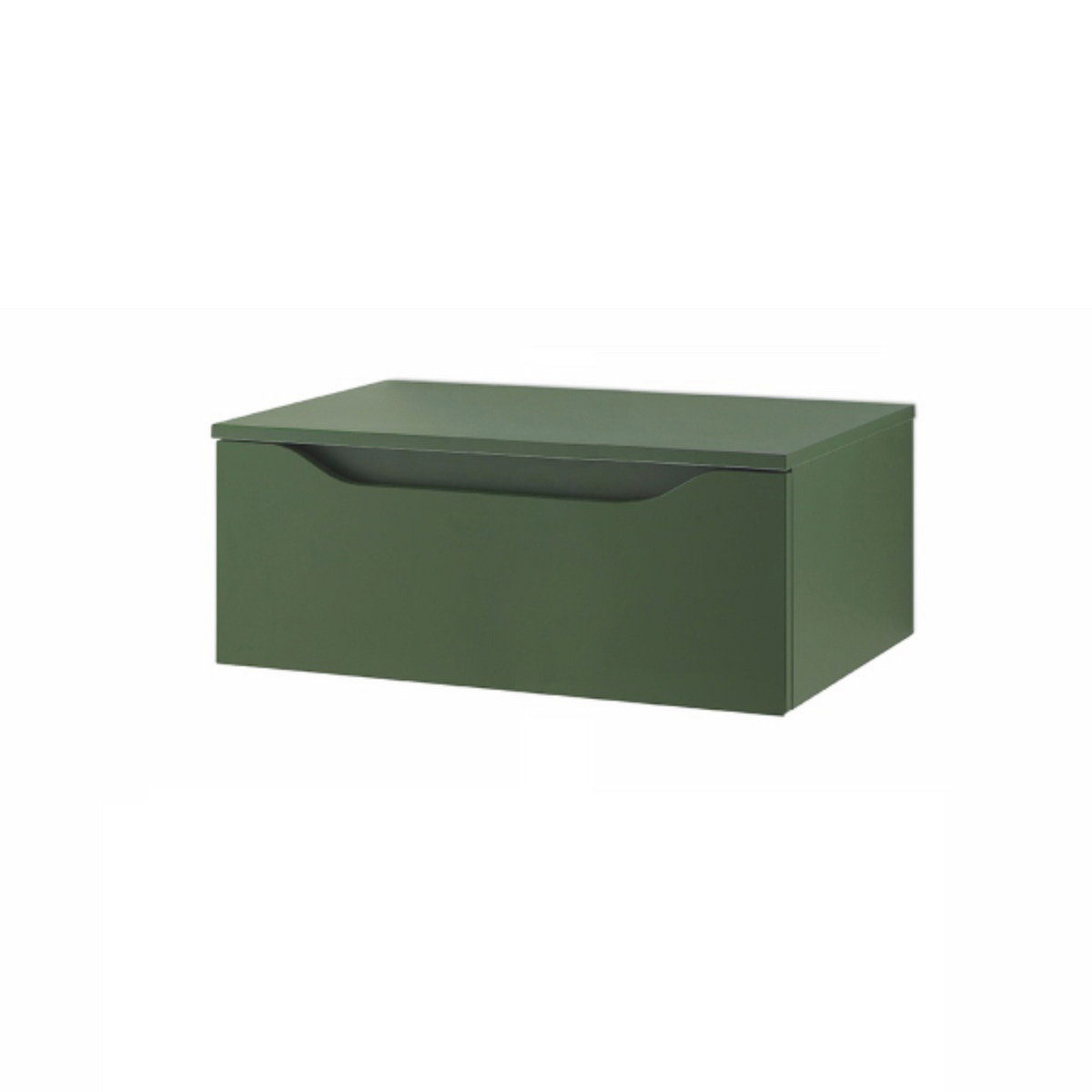 Mobile da bagno assemblato "Alaia" 2 cassetti specchio led lavabo e colonna
