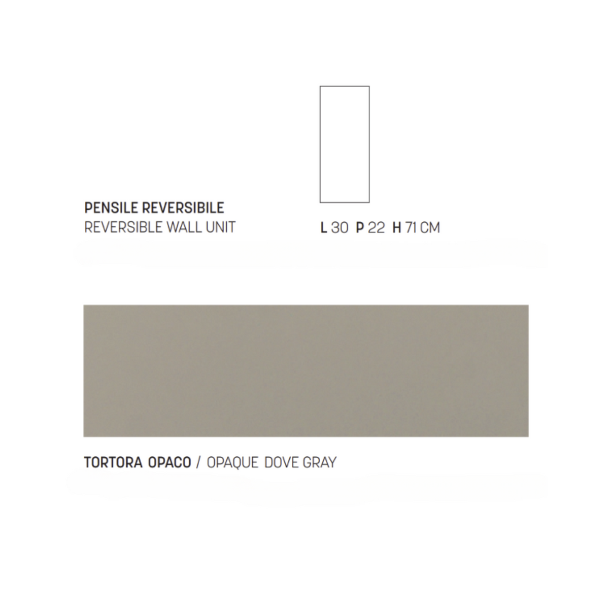 Mobile da bagno sospeso "Omar" 2 cassettoni e top con lavabo da appoggio e specchio LED