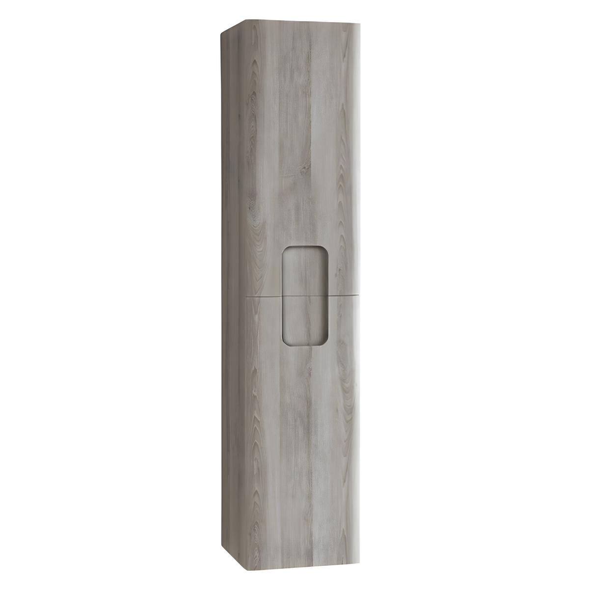 Mobile bagno sospeso "Jenna120" 2 cassetti lavabo e specchio con colonna