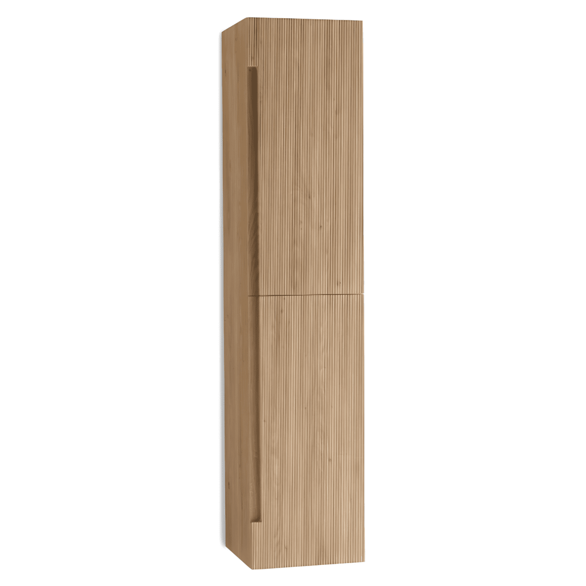 Mobile da bagno in legno "Eliot" con 2 cassetti lavabo e colonna sospesa - MondoViro