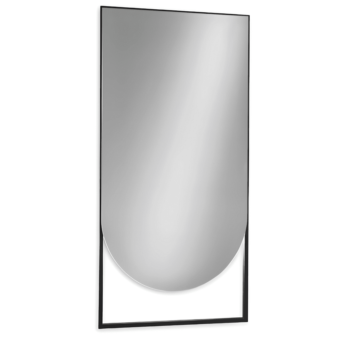 Mobile da bagno sospeso moderno "Benedict" con 2 cassetti lavabo e specchio Led - MondoViro