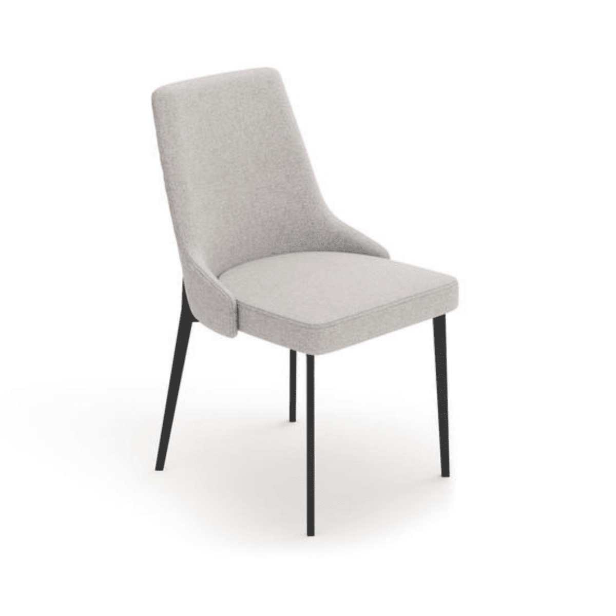 Set di sedie moderne "Venere" in tessuto easy - clean funzionali da soggiorno cm 58,5x48,5 89h - MondoViro