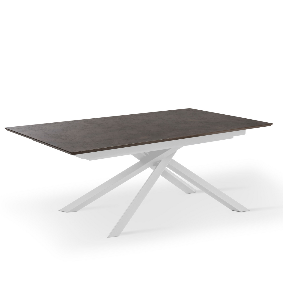Tavolo allungabile "Jade" piano in HPL gambe in alluminio cm 170/270x90 76h